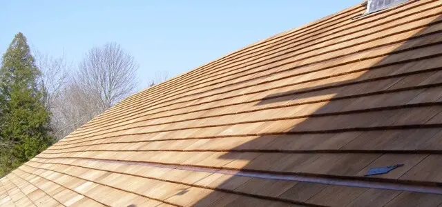 Cedar roof