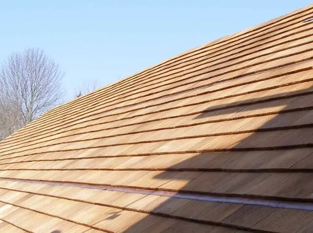 Cedar roof